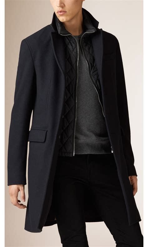 burberry wool blend coat mens|Burberry winter coat men's.